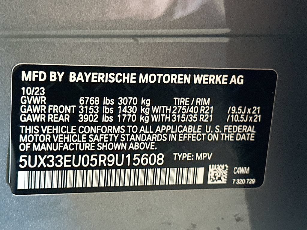 Used 2024 BMW X5 M60i w/ Executive Package AWD/4WD image 34