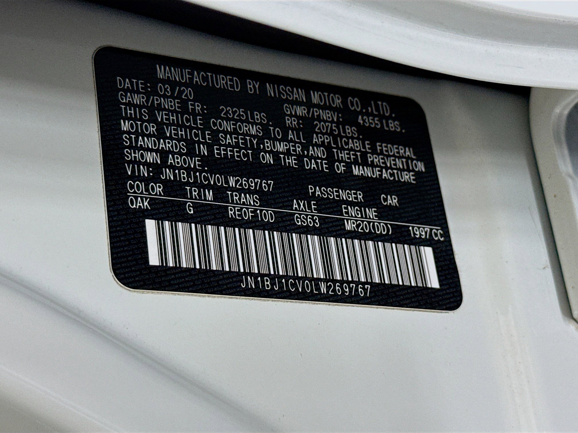 Used 2020 Nissan Rogue Sport S image 39