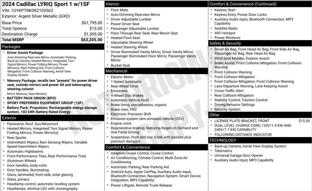 Used 2024 Cadillac Lyriq Sport image 44