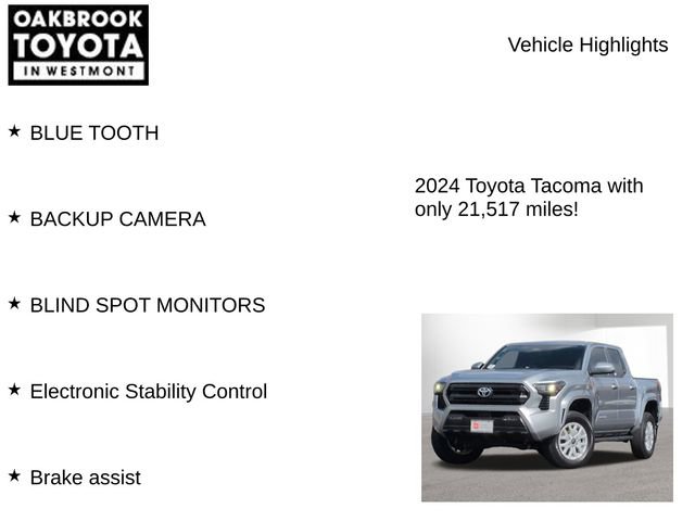 Certified 2024 Toyota Tacoma SR5 AWD/4WD image 8