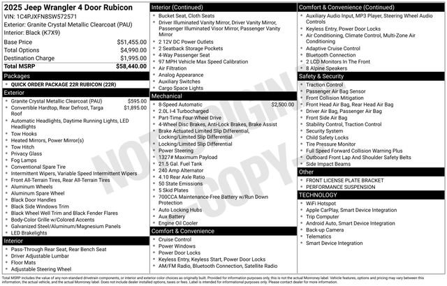 Used 2025 Jeep Wrangler Unlimited Rubicon image 2