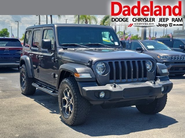 Certified 2020 Jeep Wrangler Unlimited Sport S AWD/4WD image 1