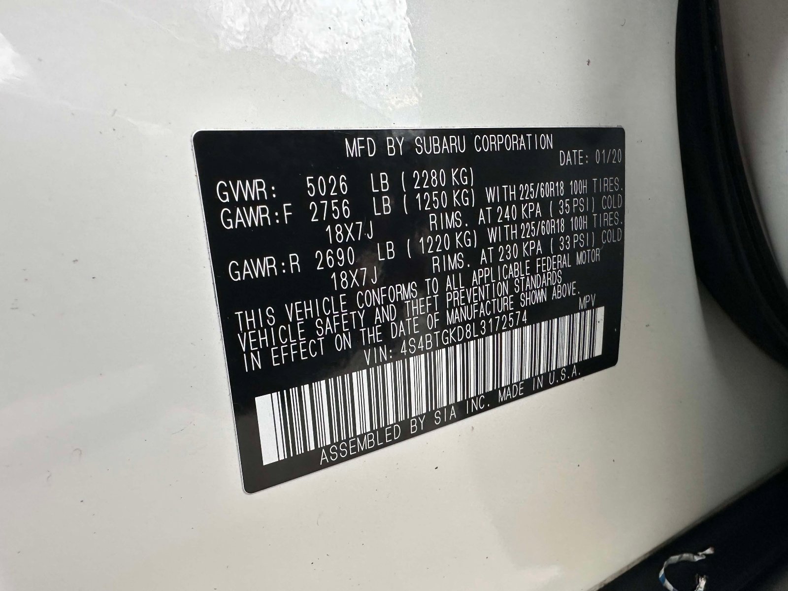 Used 2020 Subaru Outback Onyx Edition XT image 14