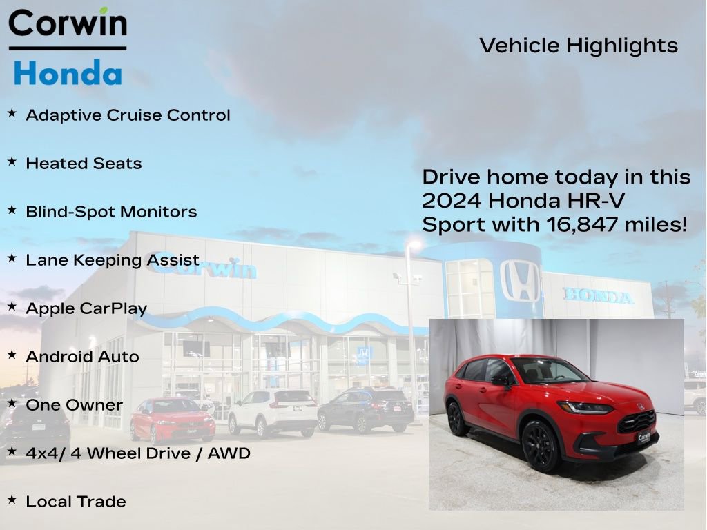 Used 2024 Honda HR-V Sport image 6
