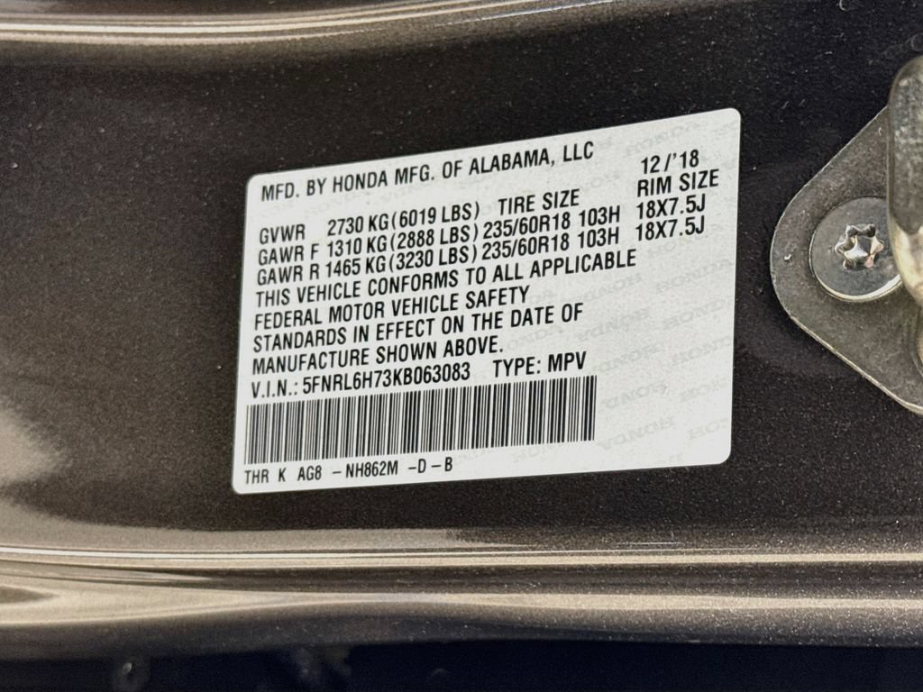 Used 2019 Honda Odyssey EX-L image 34
