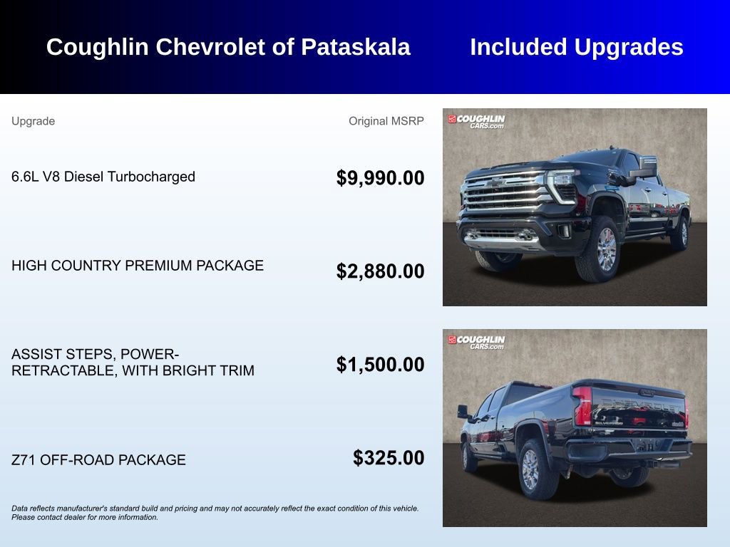 Used 2025 Chevrolet Silverado 2500 High Country w/ High Country Premium Package AWD/4WD image 3