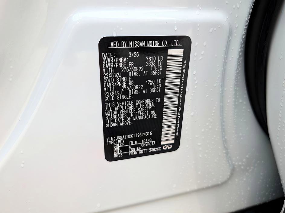 New 2026 INFINITI QX80 Autograph AWD/4WD image 26