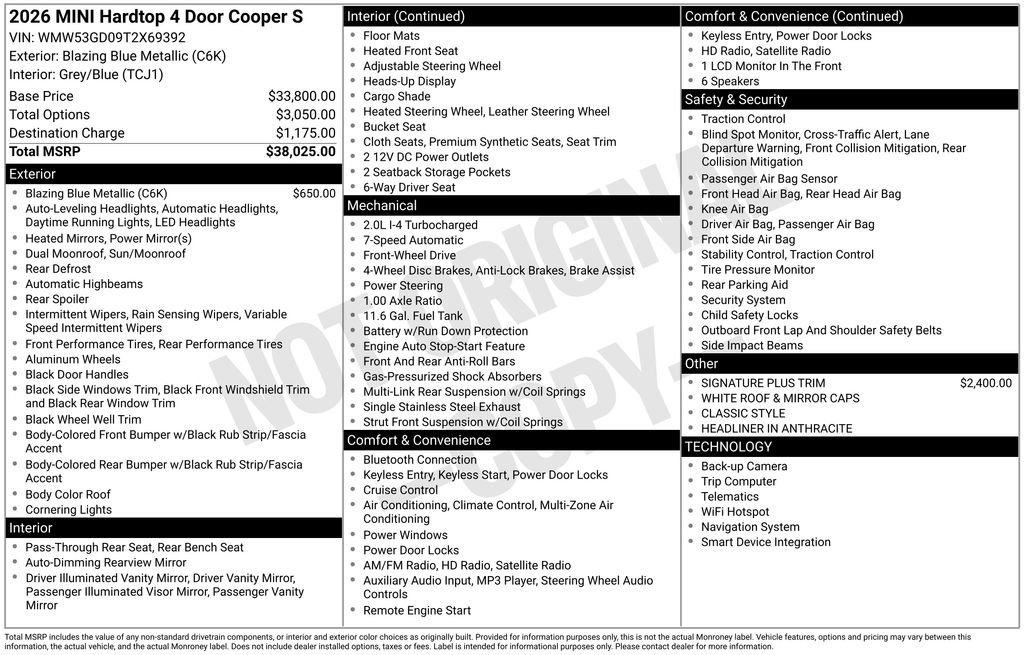 Used 2026 MINI Cooper S FWD image 9