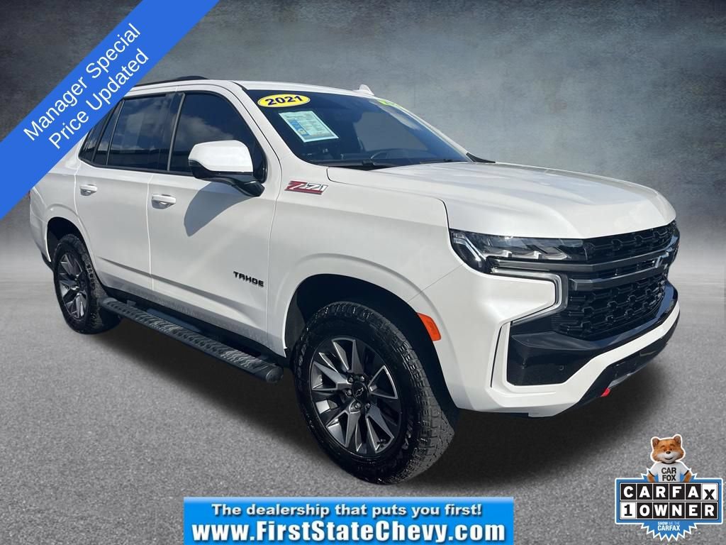 Used 2021 Chevrolet Tahoe Z71 w/ Luxury Package AWD/4WD image 1