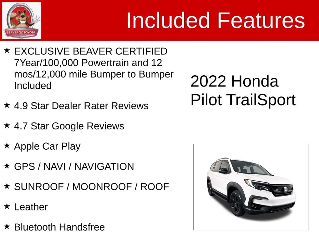 Used 2022 Honda Pilot TrailSport image 4