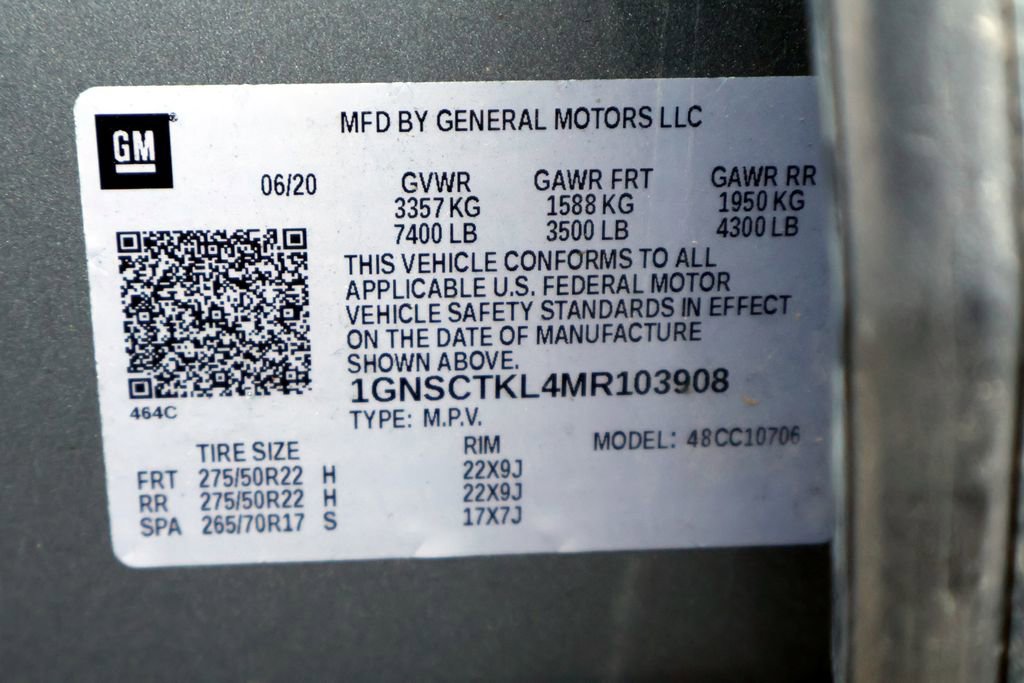 Used 2021 Chevrolet Tahoe High Country RWD image 43