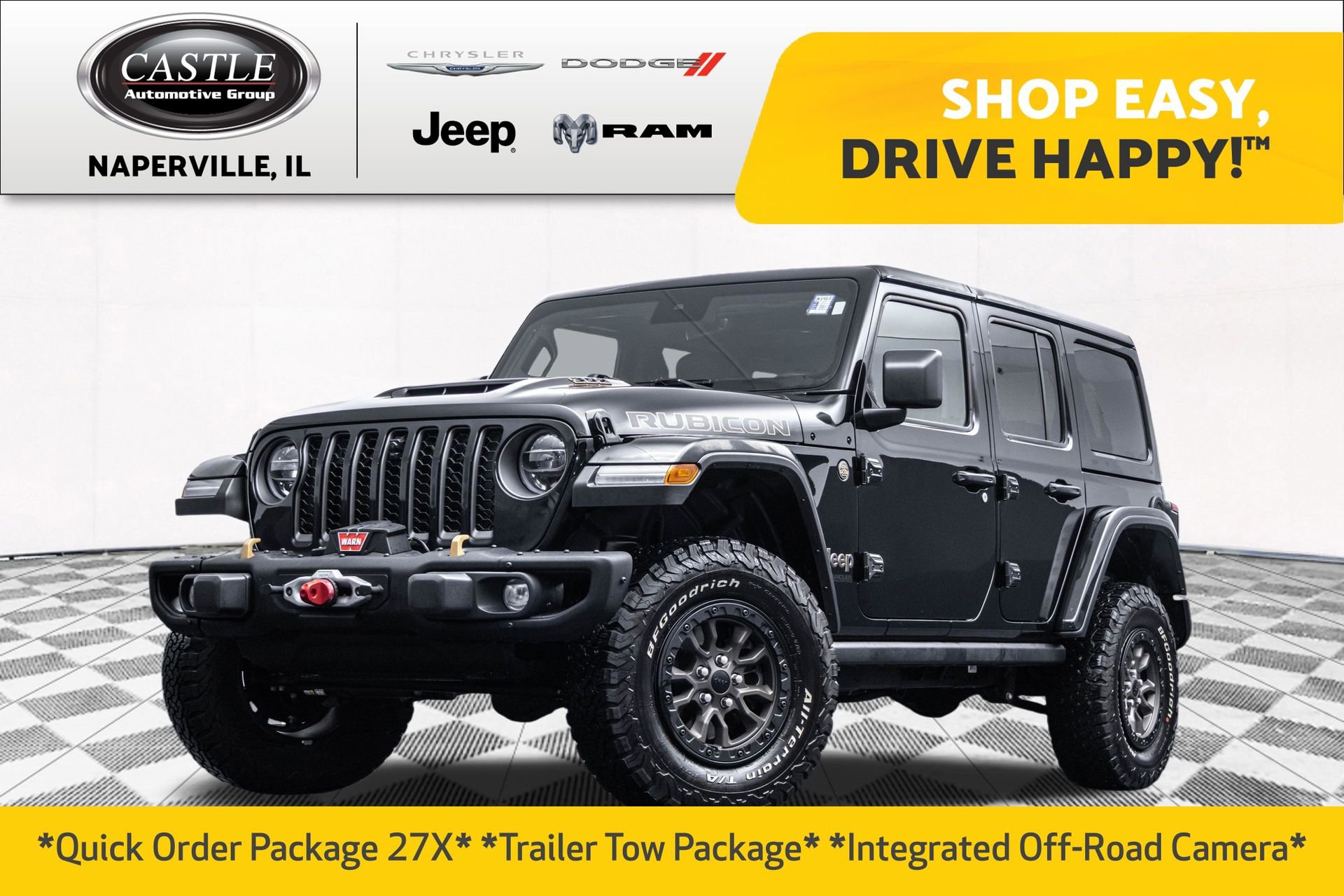 Used 2021 Jeep Wrangler Unlimited Rubicon w/ Trailer Tow Package AWD/4WD image 1