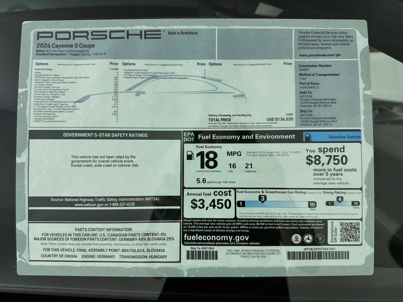 New 2026 Porsche Cayenne S AWD/4WD image 35