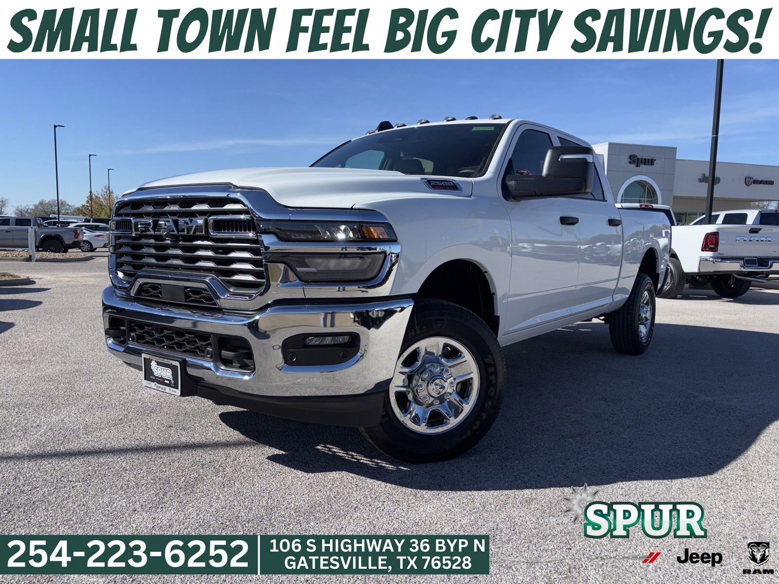 New 2026 RAM 2500 Tradesman w/ Chrome Appearance Group