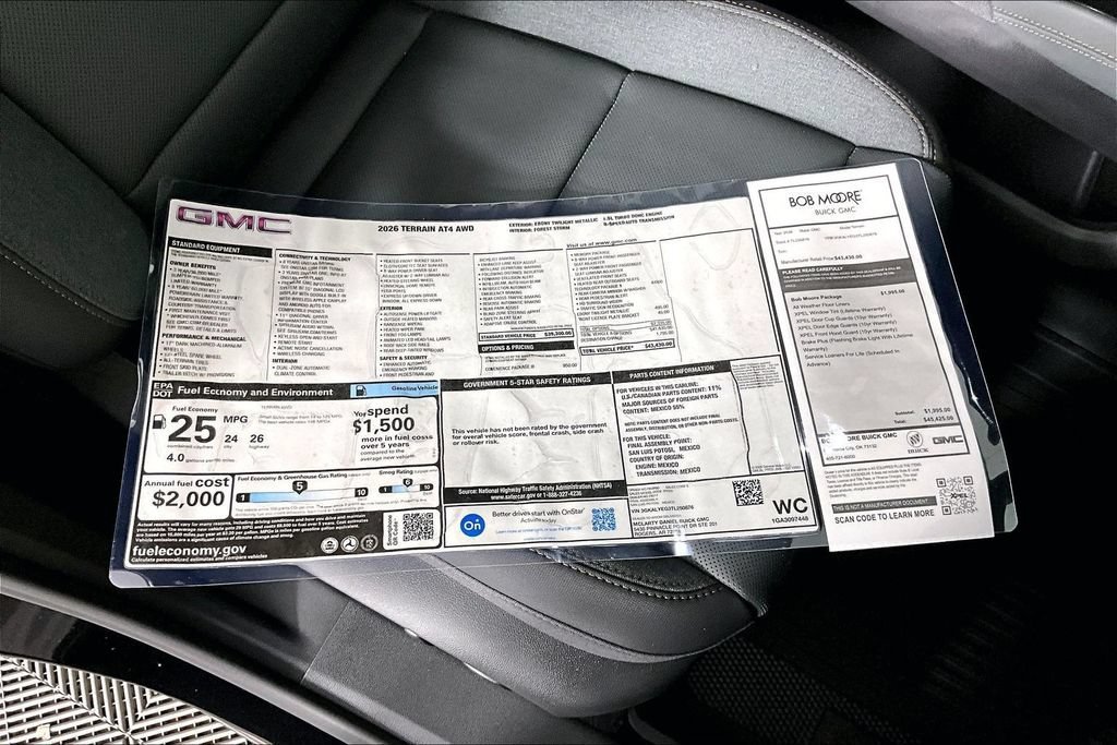 New 2026 GMC Terrain AT4 w/ Convenience Package III AWD/4WD image 13
