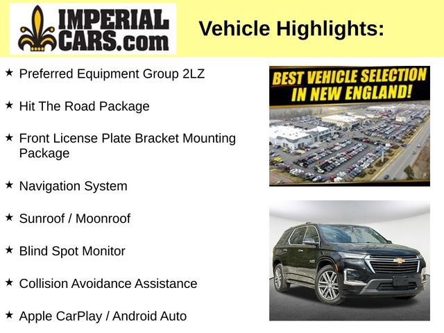 Certified 2023 Chevrolet Traverse High Country w/ LPO, 'HIT The Road' Package AWD/4WD image 3