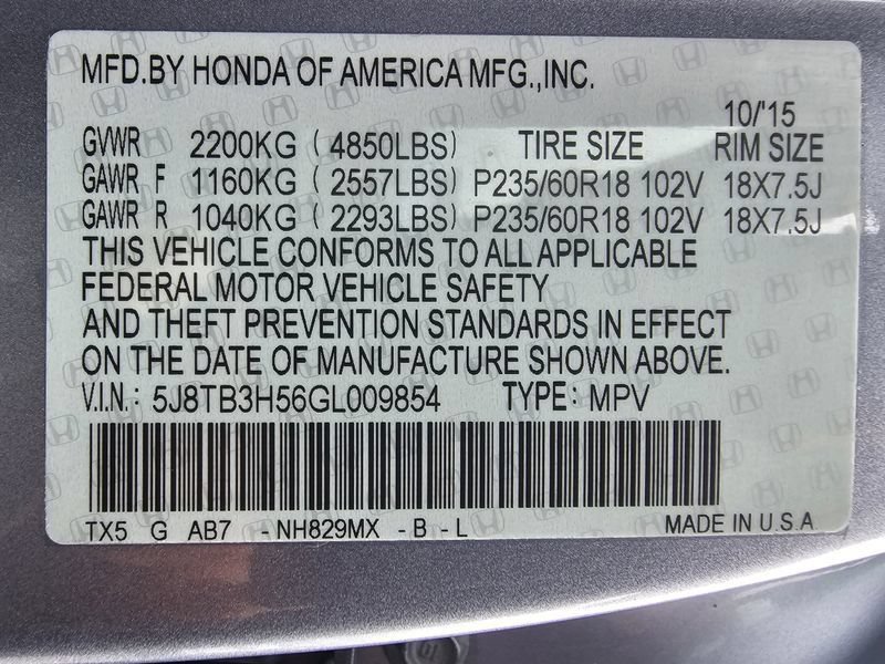 Used 2016 Acura RDX w/ Technology Package FWD image 51
