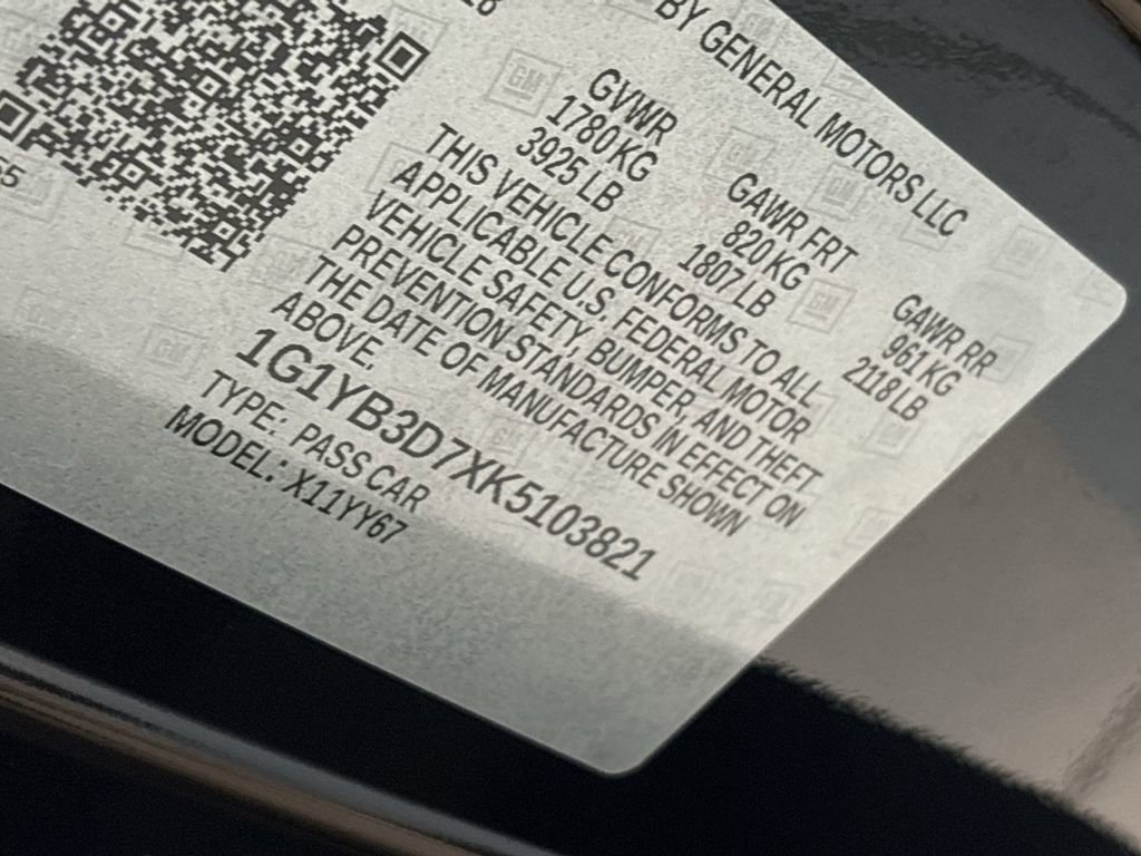 Used 2019 Chevrolet Corvette Stingray Convertible w/ 1LT image 33