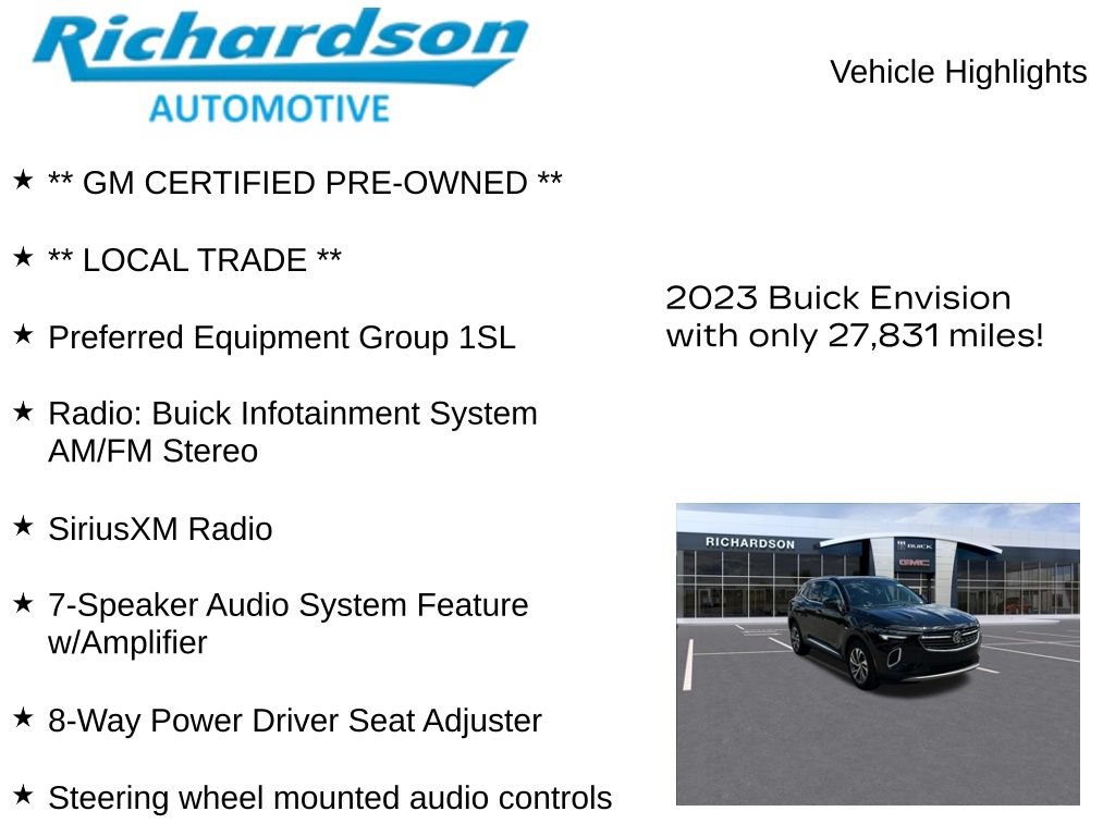Used 2023 Buick Envision Essence FWD image 10