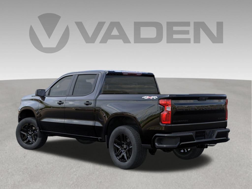 New 2026 Chevrolet Silverado 1500 Custom w/ LPO, Dark Essentials Package AWD/4WD image 3
