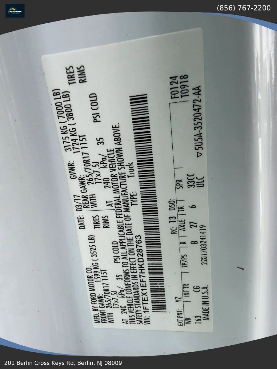 Used 2017 Ford F150 XL w/ Equipment Group 101A Mid AWD/4WD image 38