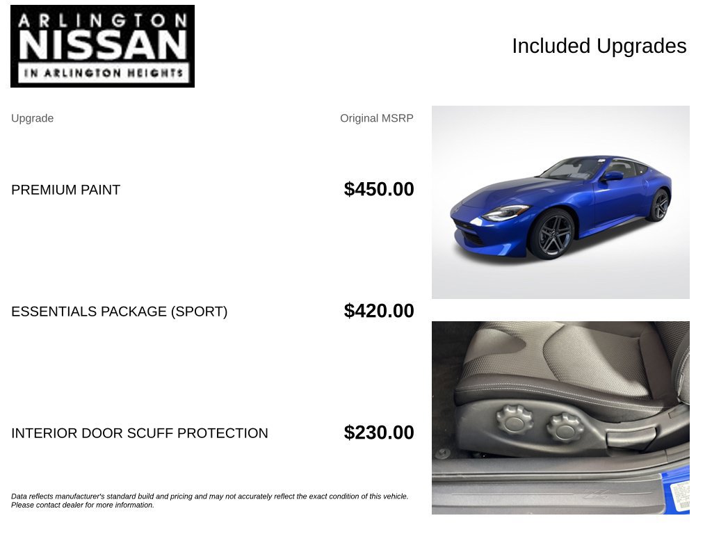 New 2027 Nissan Z Performance w/ Essentials Package (Sport) RWD image 4