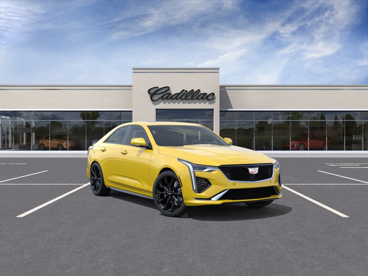 New 2026 Cadillac CT4 Sport w/ LPO, ONYX Package RWD image 1