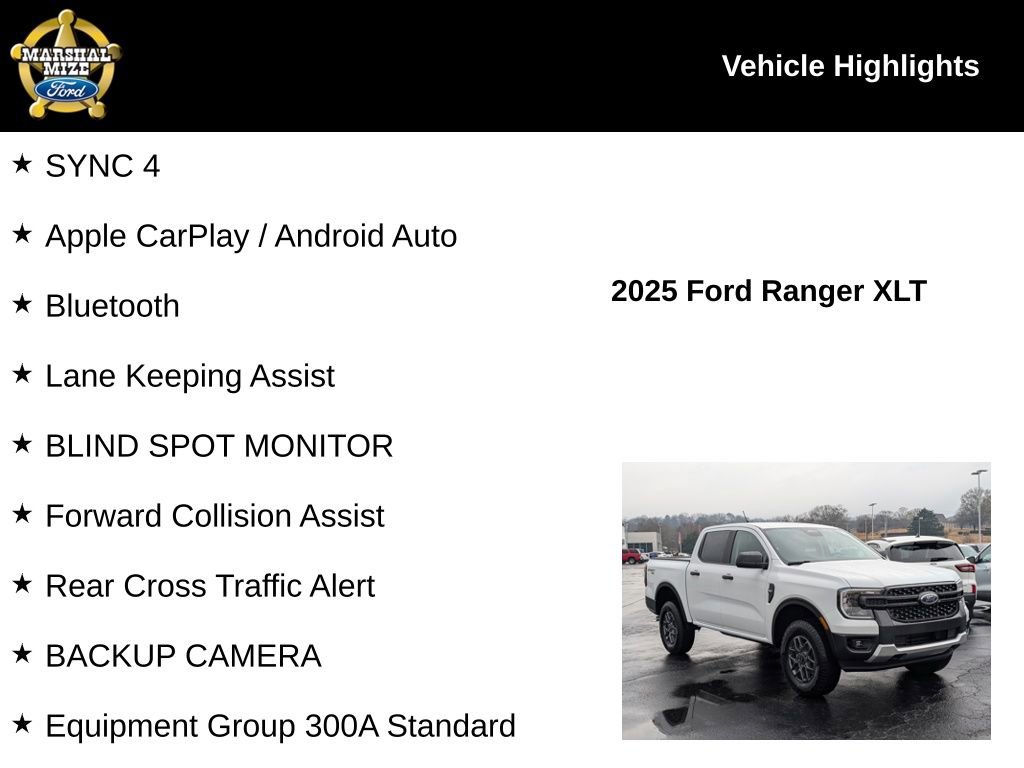 New 2025 Ford Ranger XLT w/ Trailer Tow Package image 2