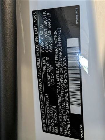 New 2026 Volvo XC90 B6 Core AWD/4WD image 20