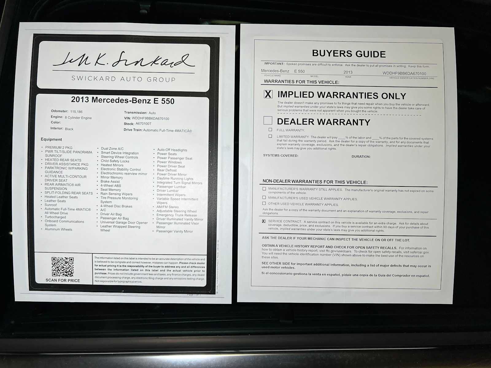 Used 2013 Mercedes-Benz E 550 4MATIC Sedan image 44