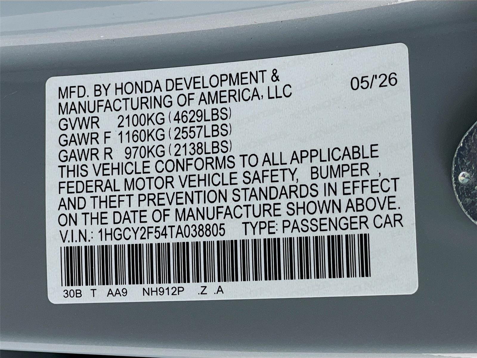 New 2026 Honda Accord Sport image 25