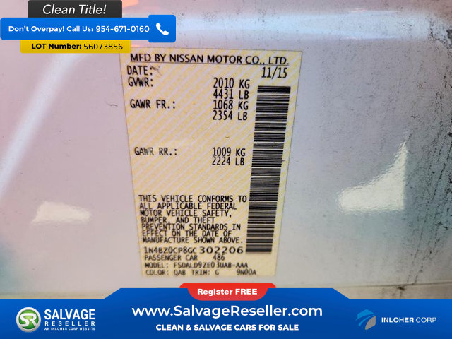 Used 2016 Nissan Leaf SV FWD image 16