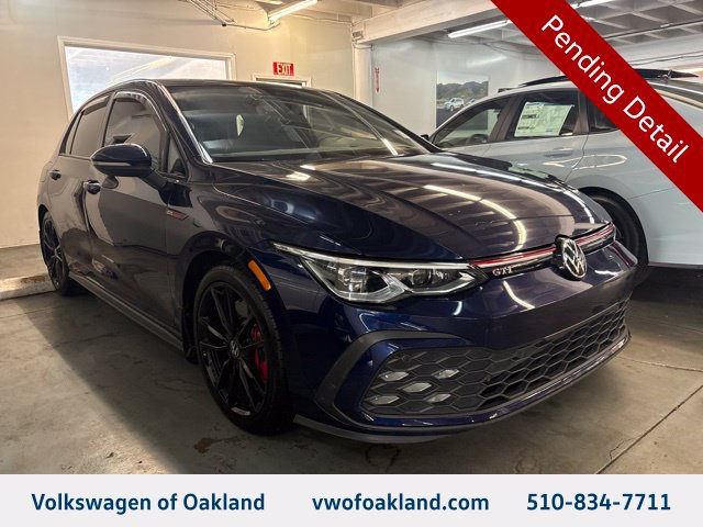 Certified 2022 Volkswagen GTI SE w/ Black Wheel Package FWD image 1