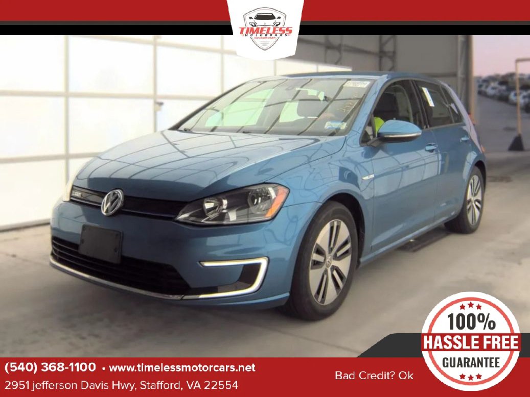Used 2016 Volkswagen e-Golf SE FWD image 1