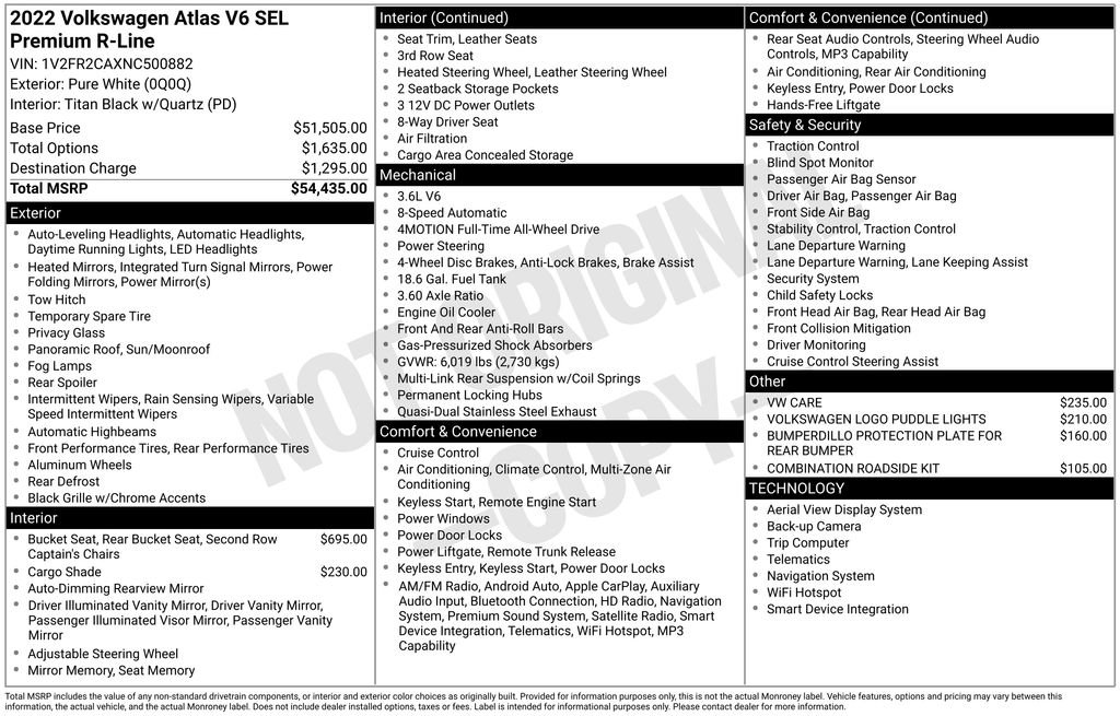 Used 2022 Volkswagen Atlas SEL Premium image 27