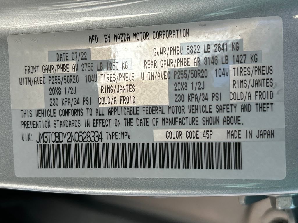 Used 2022 MAZDA CX-9 Grand Touring image 39