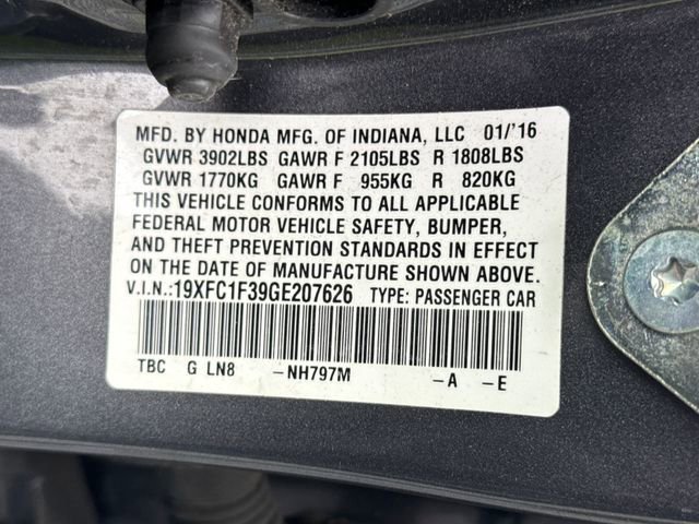 Used 2016 Honda Civic EX-T image 22