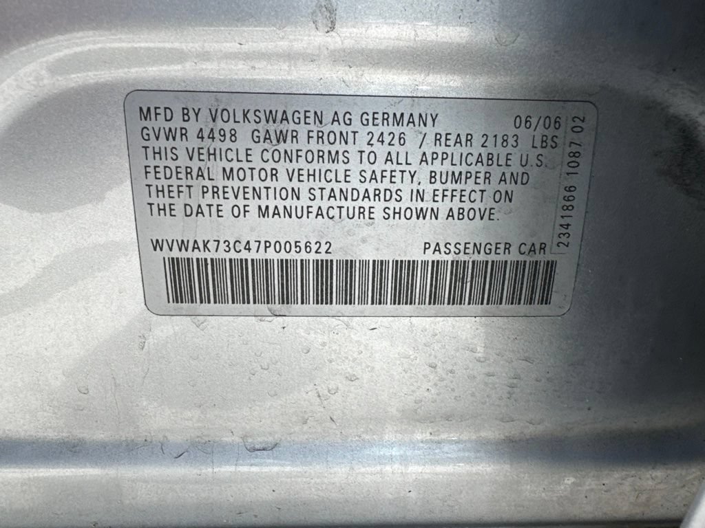 Used 2007 Volkswagen Passat 2.0T FWD image 14
