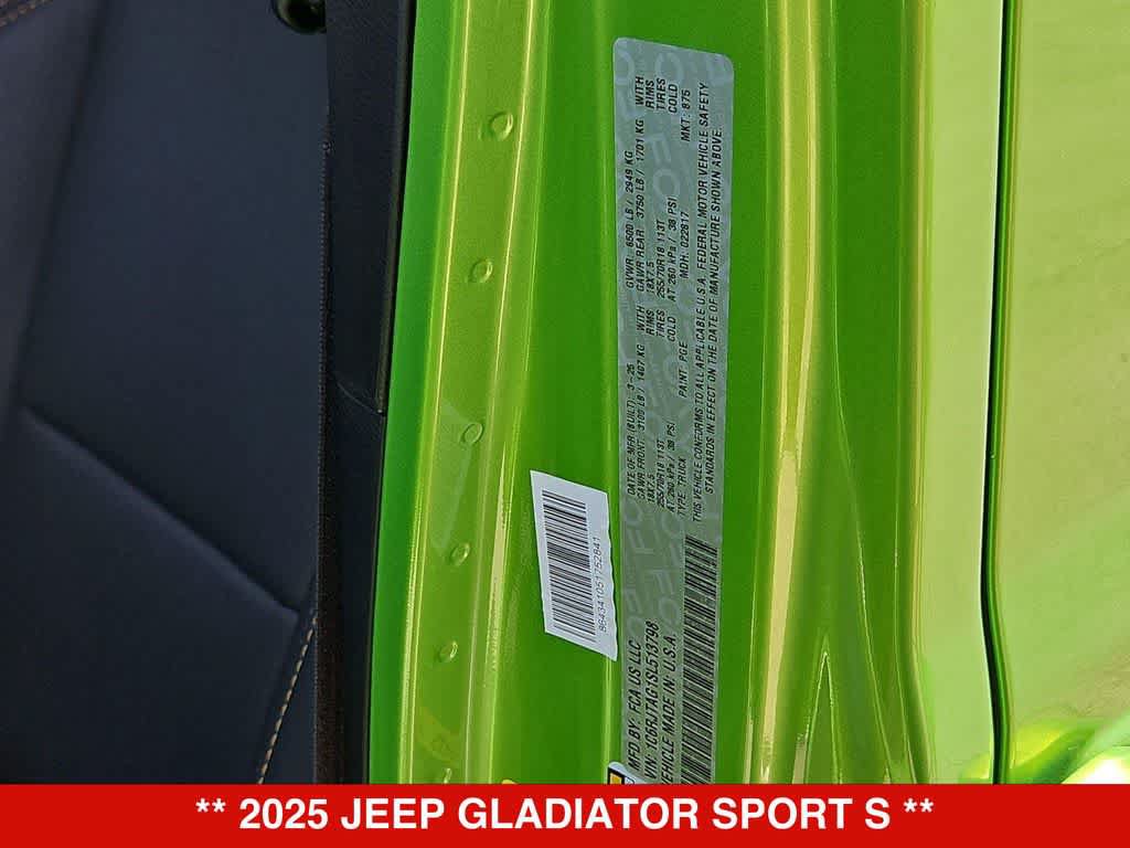 New 2025 Jeep Gladiator Sport w/ Premium Package AWD/4WD image 35