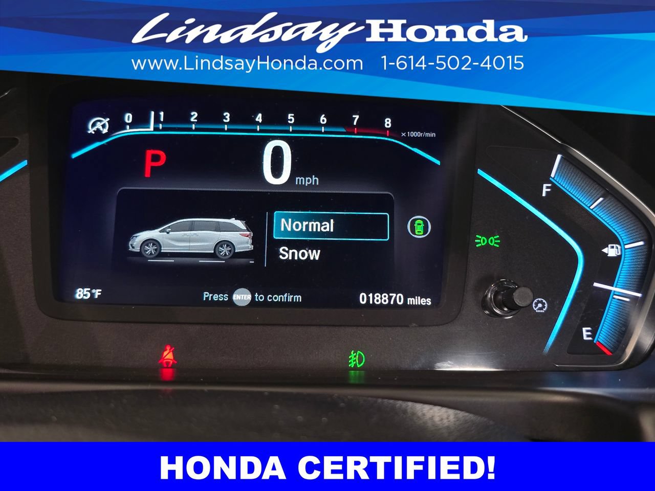 Certified 2024 Honda Odyssey EX-L image 14