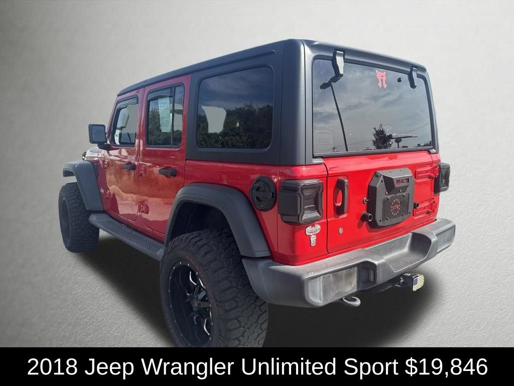 Used 2018 Jeep Wrangler Unlimited Sport AWD/4WD image 5
