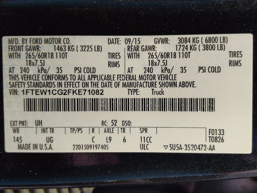 Used 2015 Ford F150 XLT w/ Equipment Group 302A Luxury RWD image 33