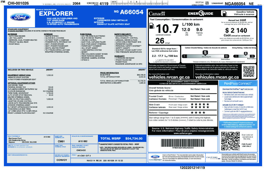 Used 2022 Ford Explorer XLT w/ XLT Sport Appearance Package AWD/4WD image 41