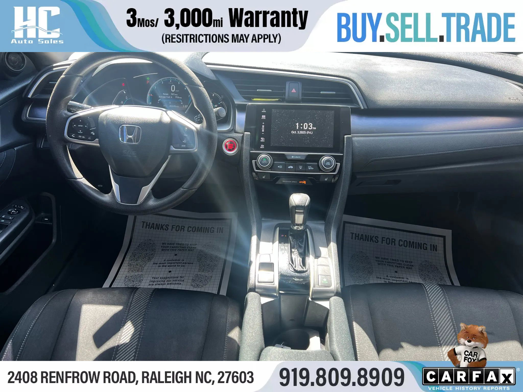 Used 2017 Honda Civic EX-T image 23