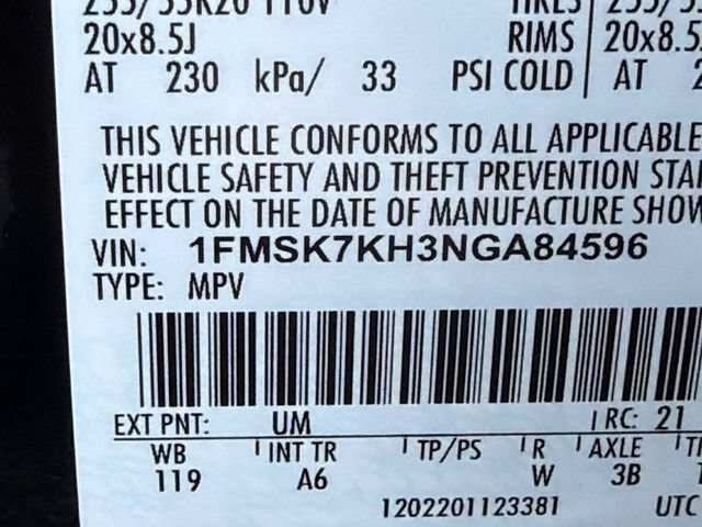 Used 2022 Ford Explorer ST-Line w/ Class IV Trailer Tow Package RWD image 34
