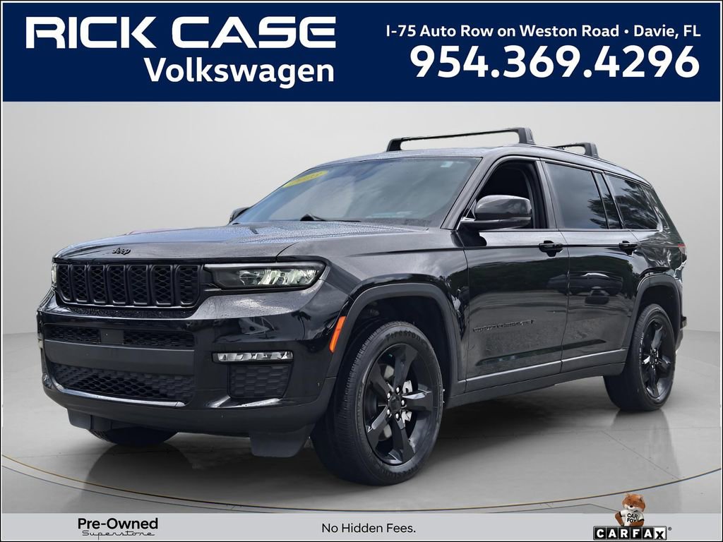 Used 2023 Jeep Grand Cherokee L Limited w/ Black Appearance Package RWD image 1