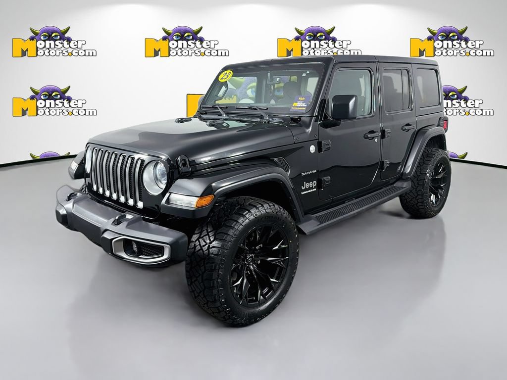 Used 2023 Jeep Wrangler Unlimited Sahara w/ Cold Weather Group AWD/4WD video 1