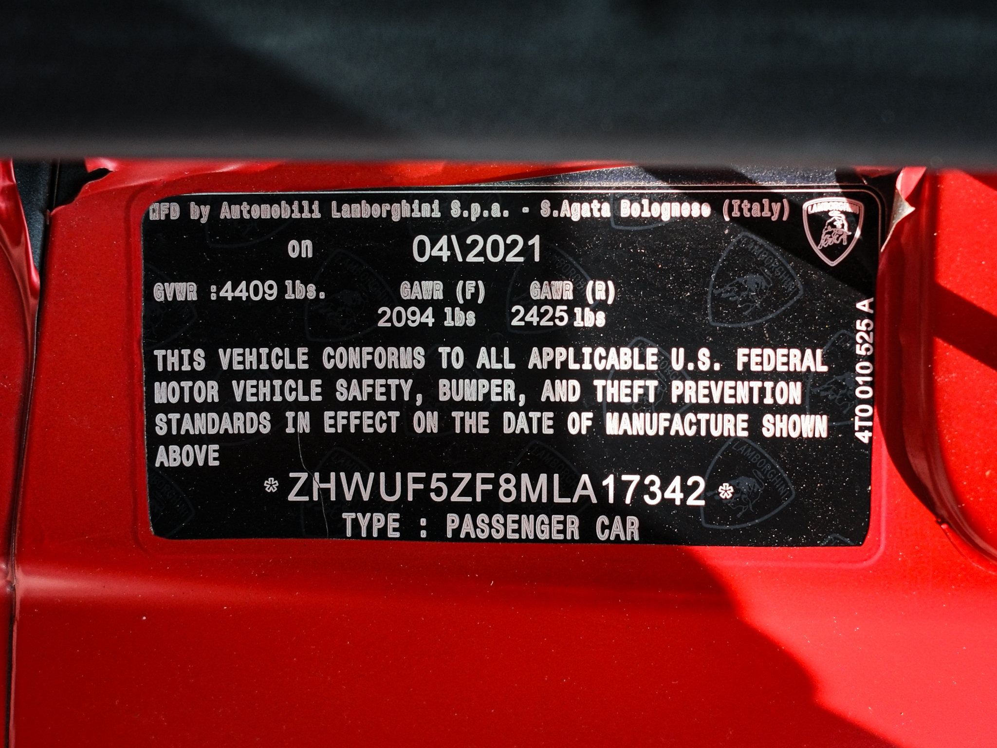 Used 2021 Lamborghini Huracan EVO RWD image 35
