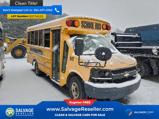 Used 2009 Chevrolet Express 3500 w/ School Bus Package