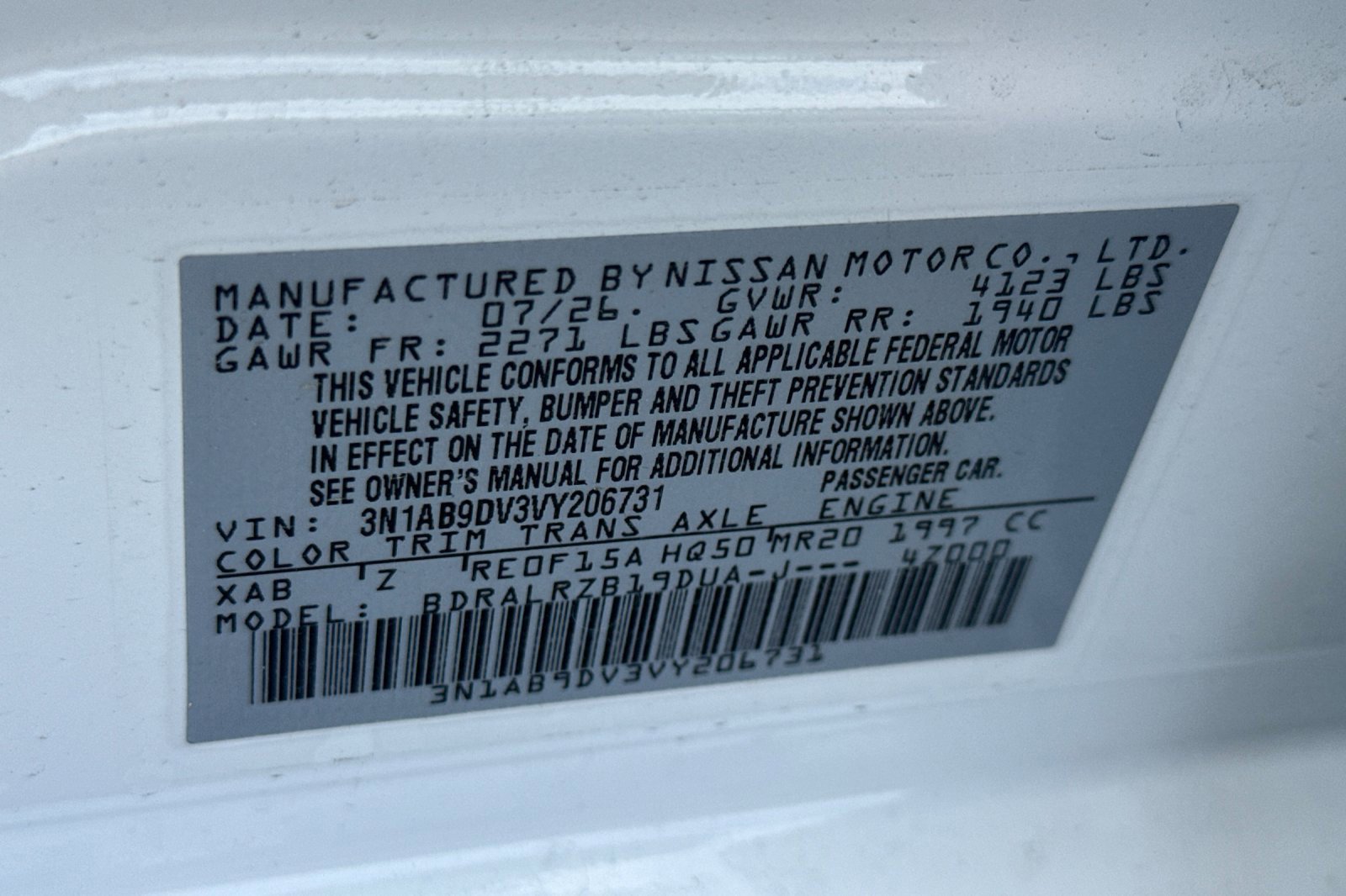 New 2027 Nissan Sentra SR w/ SR Premium Package FWD image 32